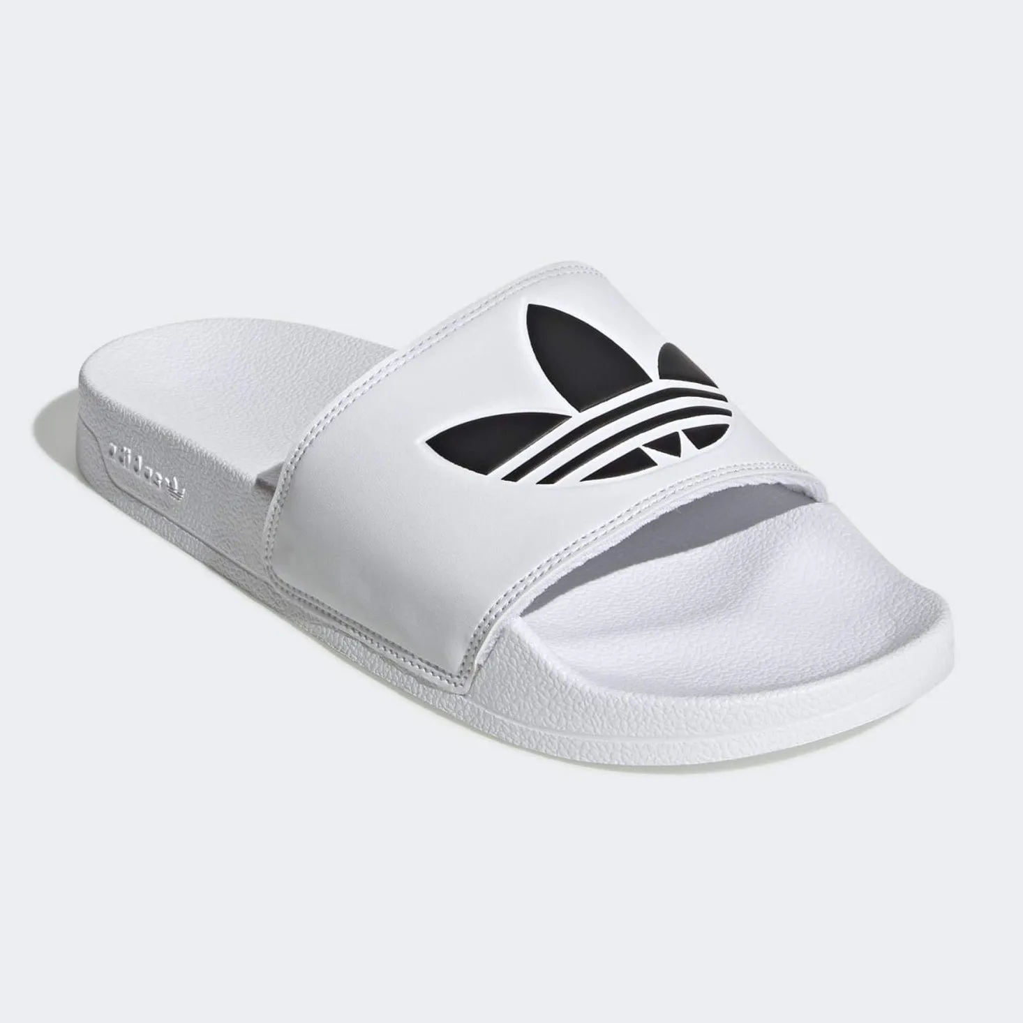 Adidas Adilette Lite Trefoil Slides (White)(FU8297)