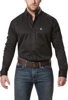 Ariat Men's Big and Tall Team Logo Long Sleeve Twill Shirt