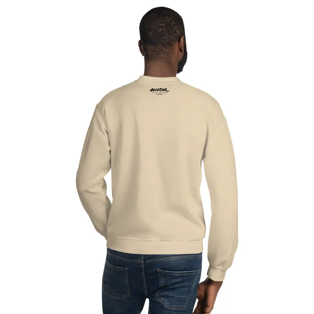 Avatar: The Last Airbender I Laugh at Gravity Embroidered Crewneck Sweatshirt