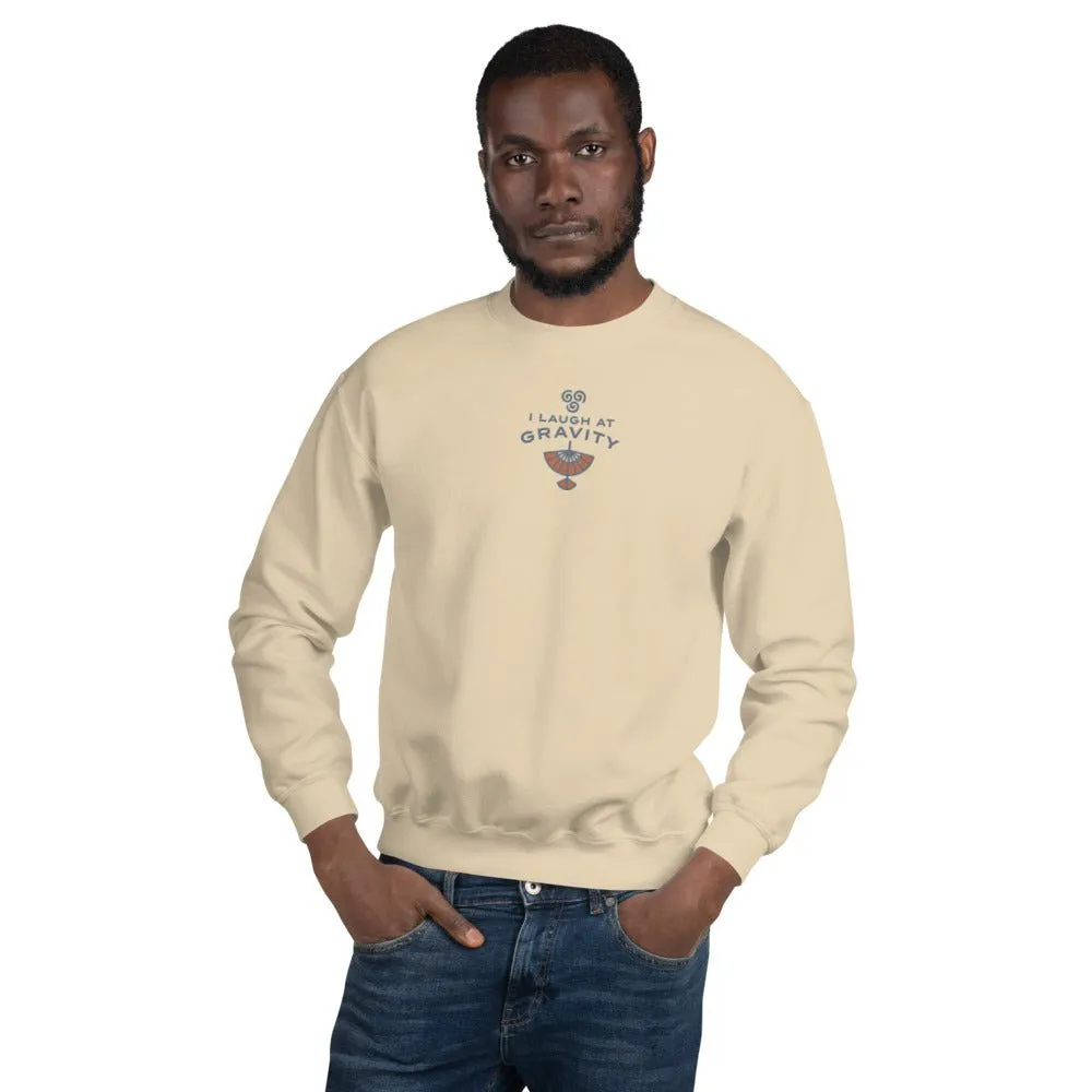 Avatar: The Last Airbender I Laugh at Gravity Embroidered Crewneck Sweatshirt