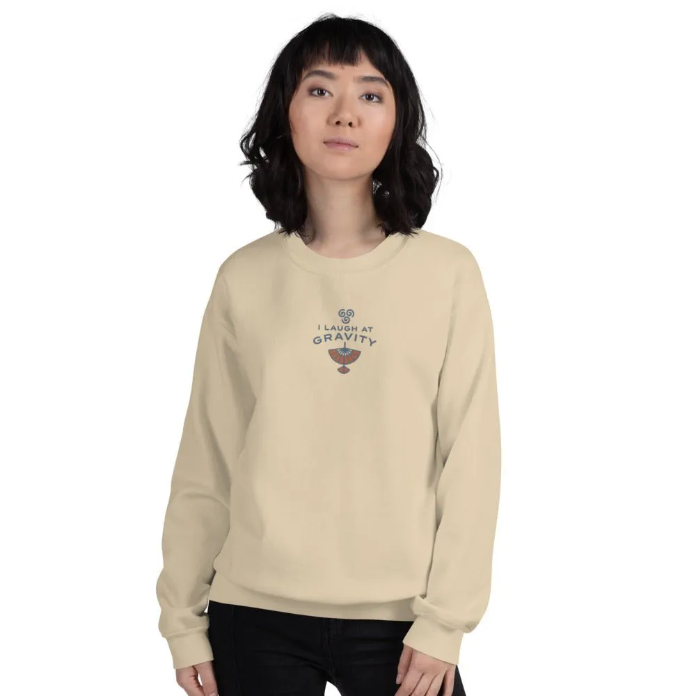 Avatar: The Last Airbender I Laugh at Gravity Embroidered Crewneck Sweatshirt