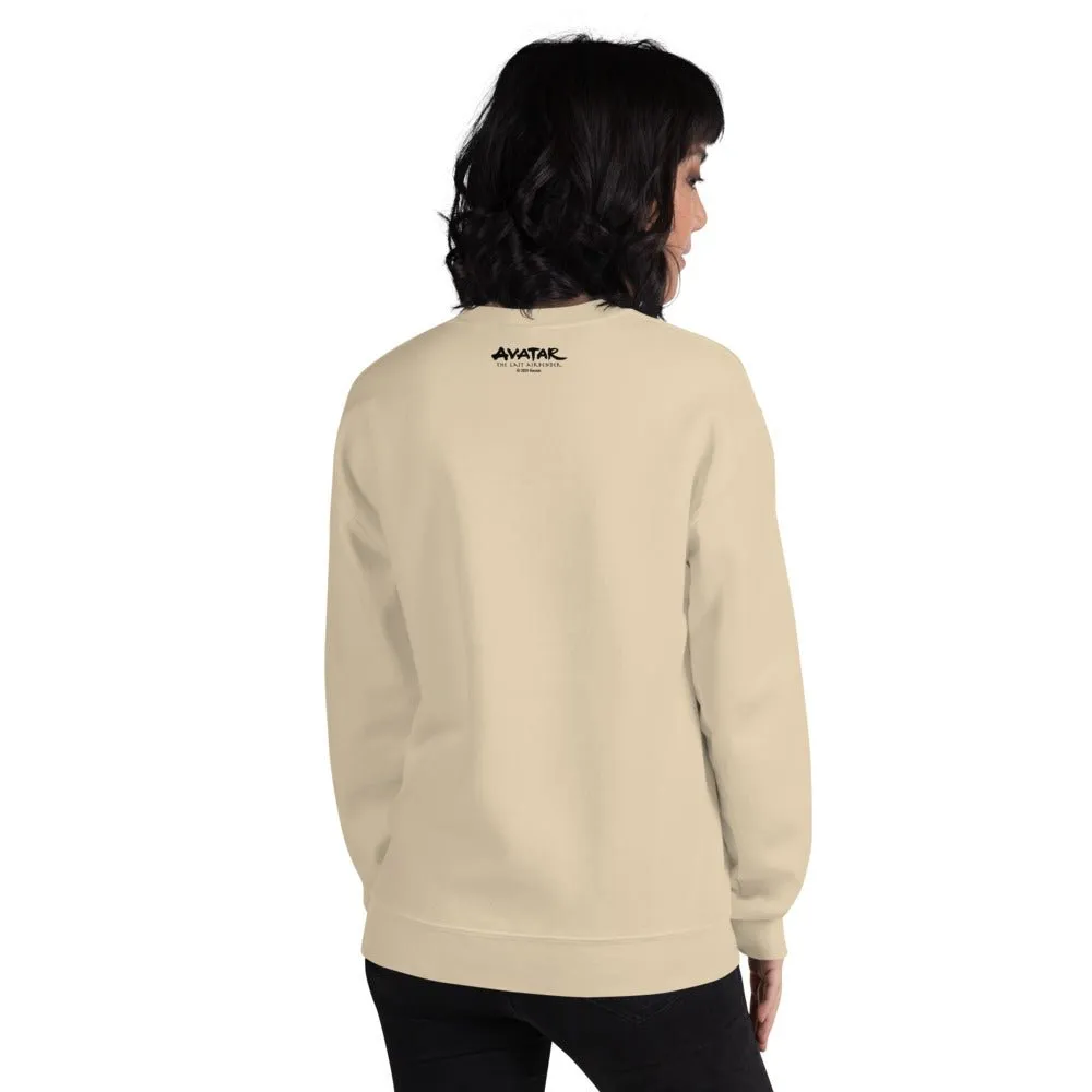 Avatar: The Last Airbender I Laugh at Gravity Embroidered Crewneck Sweatshirt
