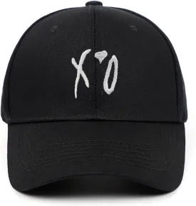 Baseball Cap, Hip Hop Stylish Trucker Hat for Men & Women, XO Embroidered Adjustable Streetwear Cap for Casual & Outdoor Wear