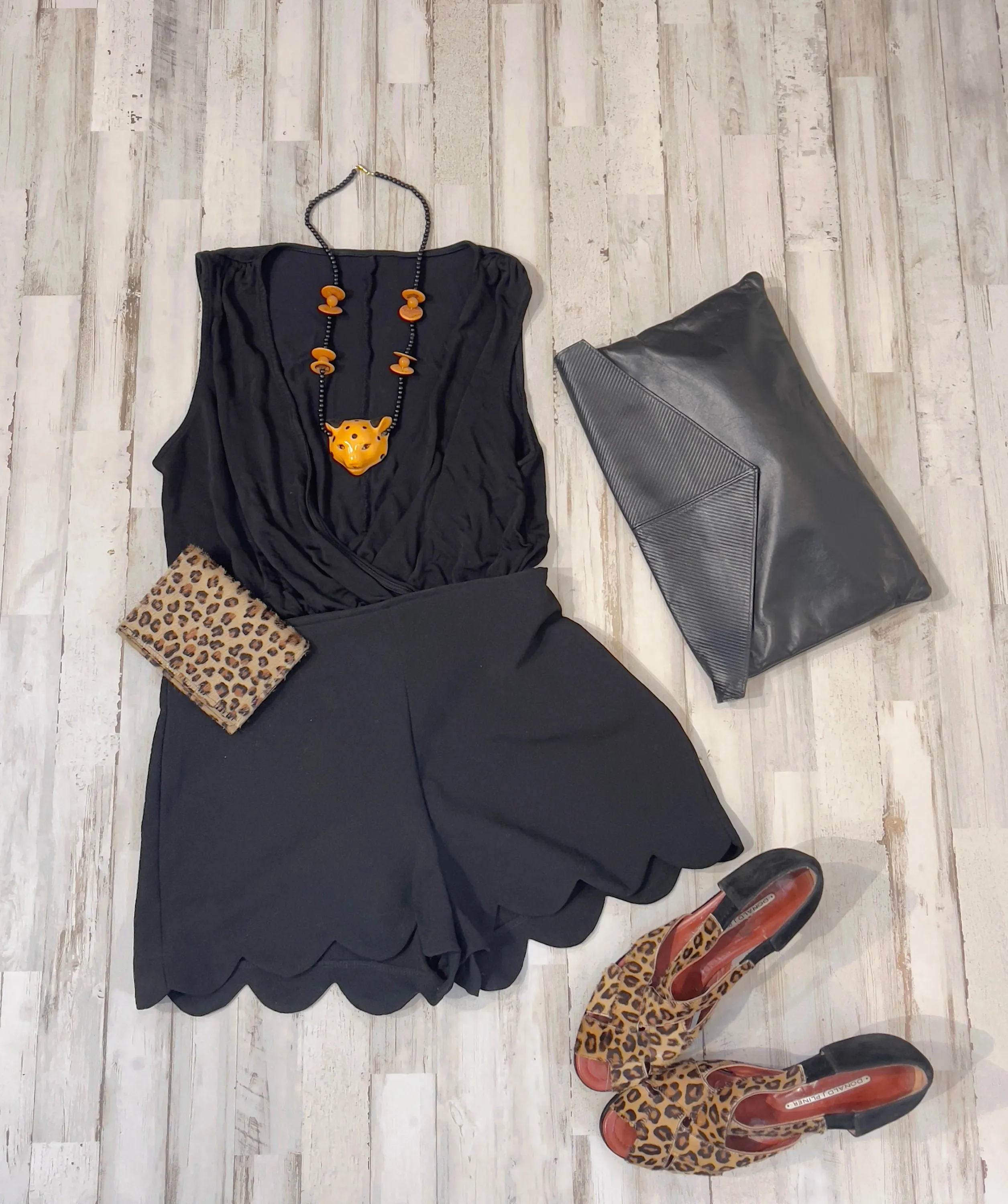 Cheetah Heels Size 9.5 DONALD PLINER  Leopard Sandals Animal Print Wedges Women’s Size 9 1/2 Made in SPAIN