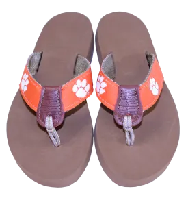 Clemson Tiger Paw Flip-Flop