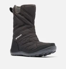 Columbia Youth Minx Slip III Omni Heat Waterproof Boots- Black