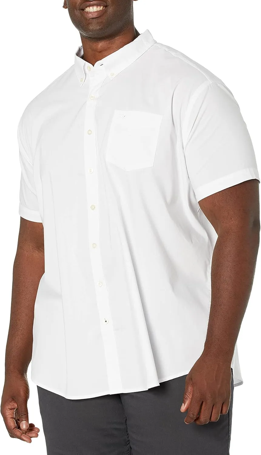 Dockers Men's Classic Fit Short Sleeve Signature Comfort Flex Shirt (Standard and Big & Tall)