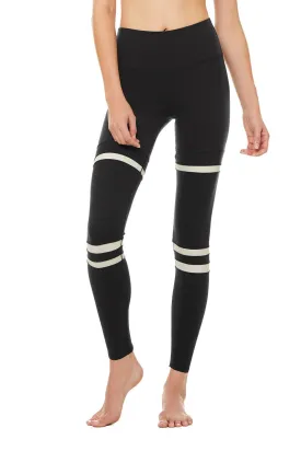 High-Waist Legit Legging - Black/Bone
