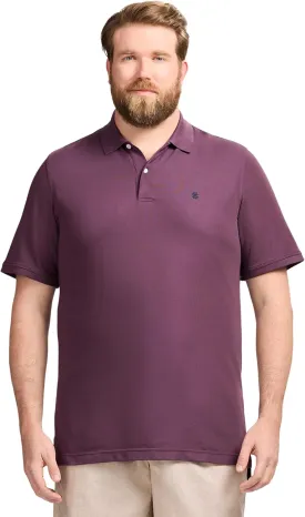 IZOD Men's Big and Tall Advantage Performance Short Sleeve Polo Shirt