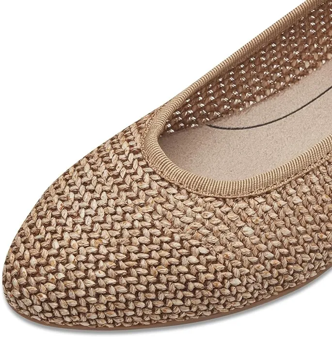 Jana Women's 8-22172-42 Softline Ballet Pumps Natural
