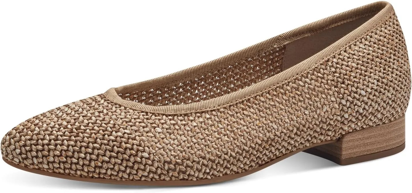 Jana Women's 8-22172-42 Softline Ballet Pumps Natural