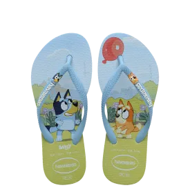 Kids Slim Bluey Flip Flops