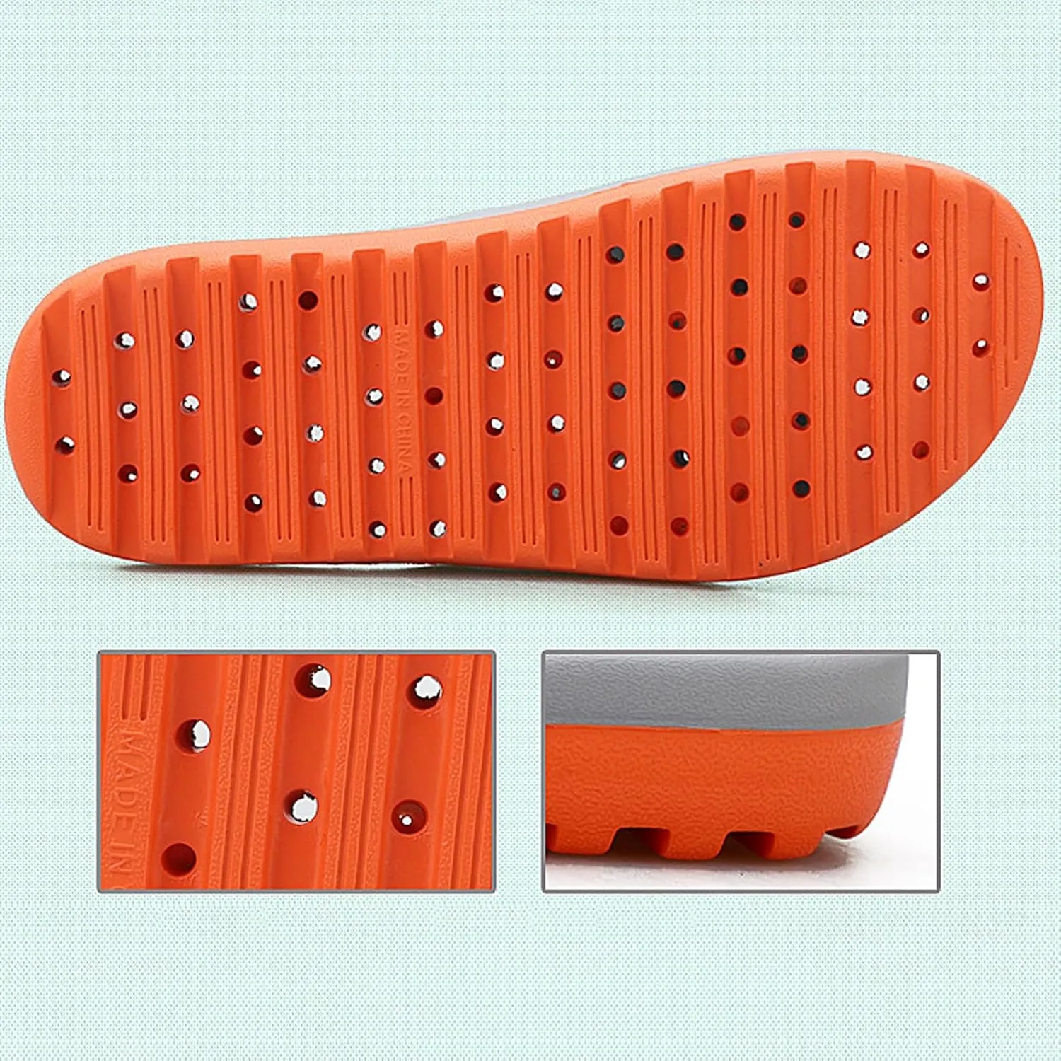 Men's slippers, bathroom non-slip, bathing slippers, hollow, large size