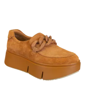 NAKED FEET - PRINCETON in CAMEL Platform Sneakers