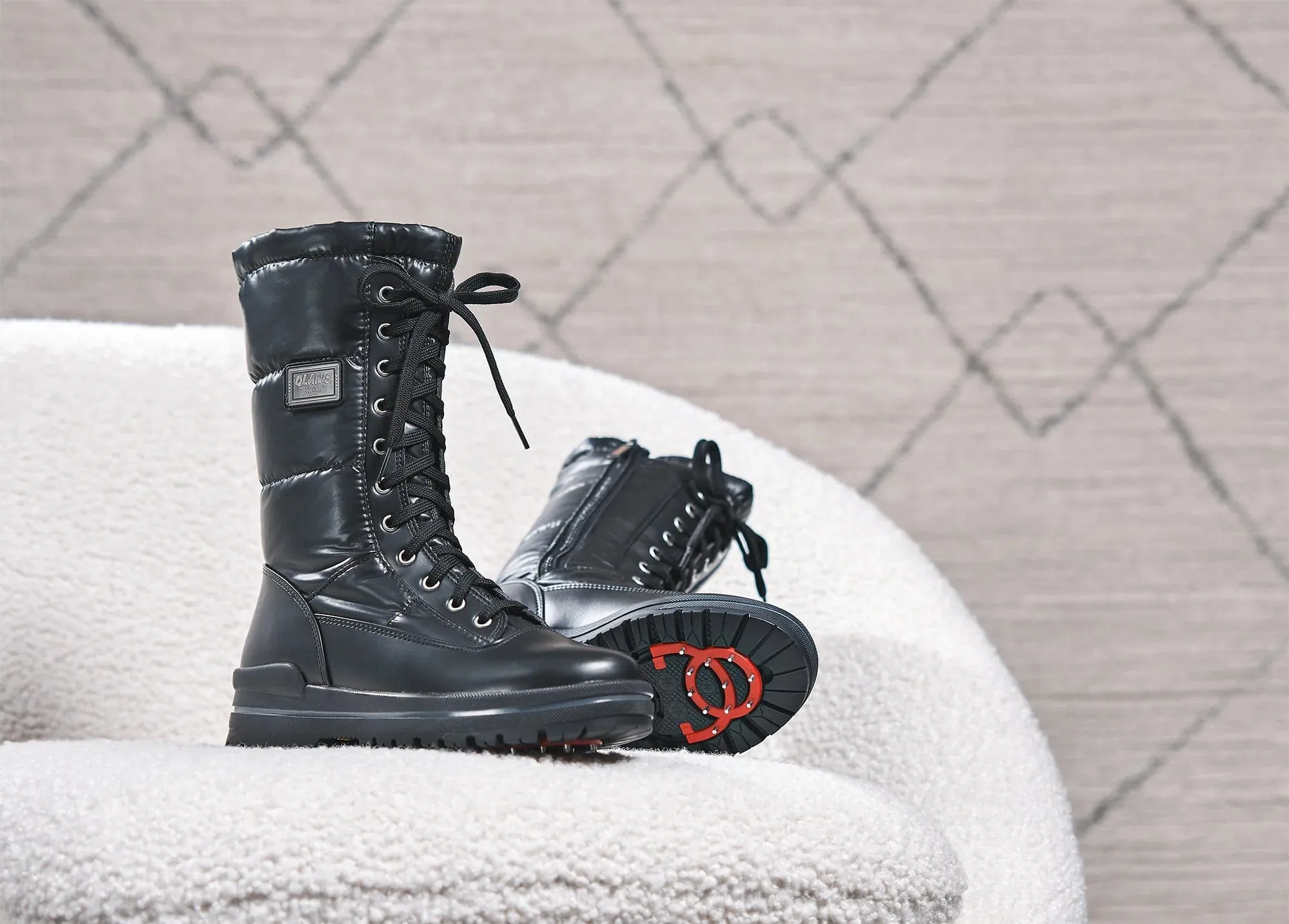 Olang Women's Glamour Winter Boots- Nero