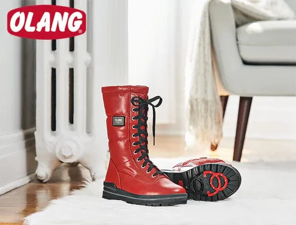 Olang Women's Glamour Winter Boots- Rosso