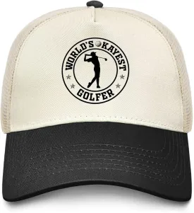 Over Par and Under The Influence Hat Golfer Gifts for Men for Men Golf Birthday Gifts for Mens