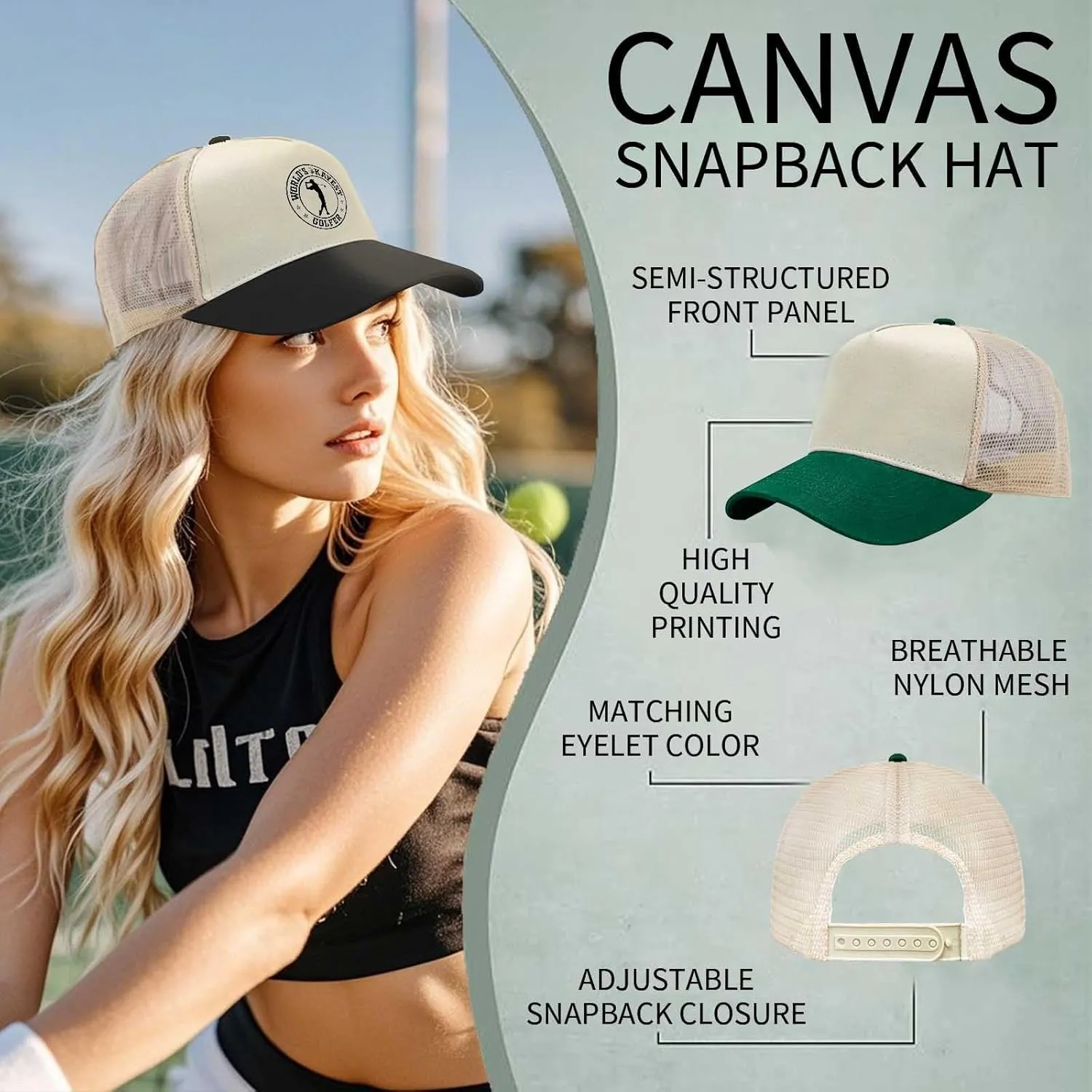Over Par and Under The Influence Hat Golfer Gifts for Men for Men Golf Birthday Gifts for Mens