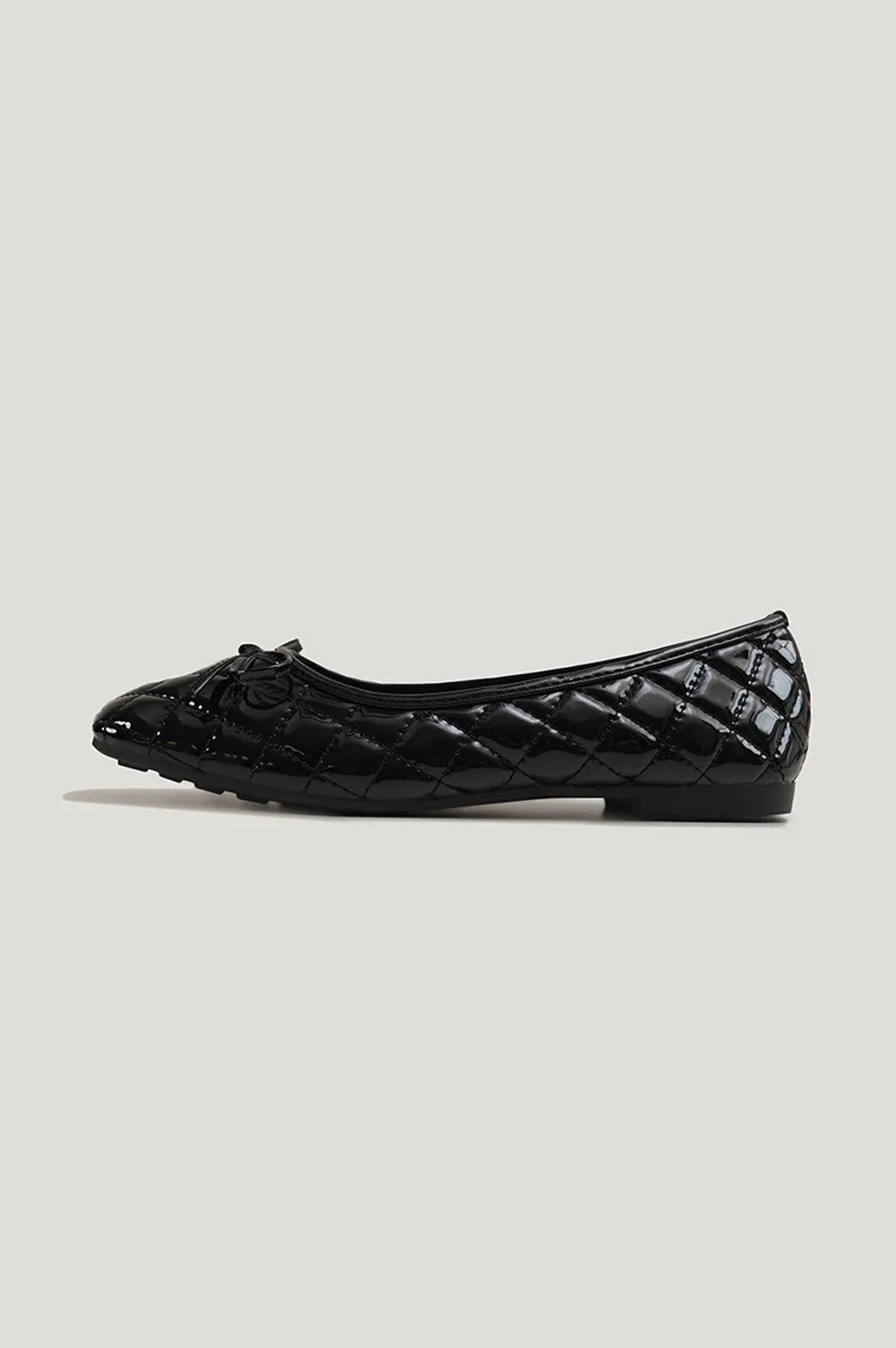 QUILTED BALLET PUMPS