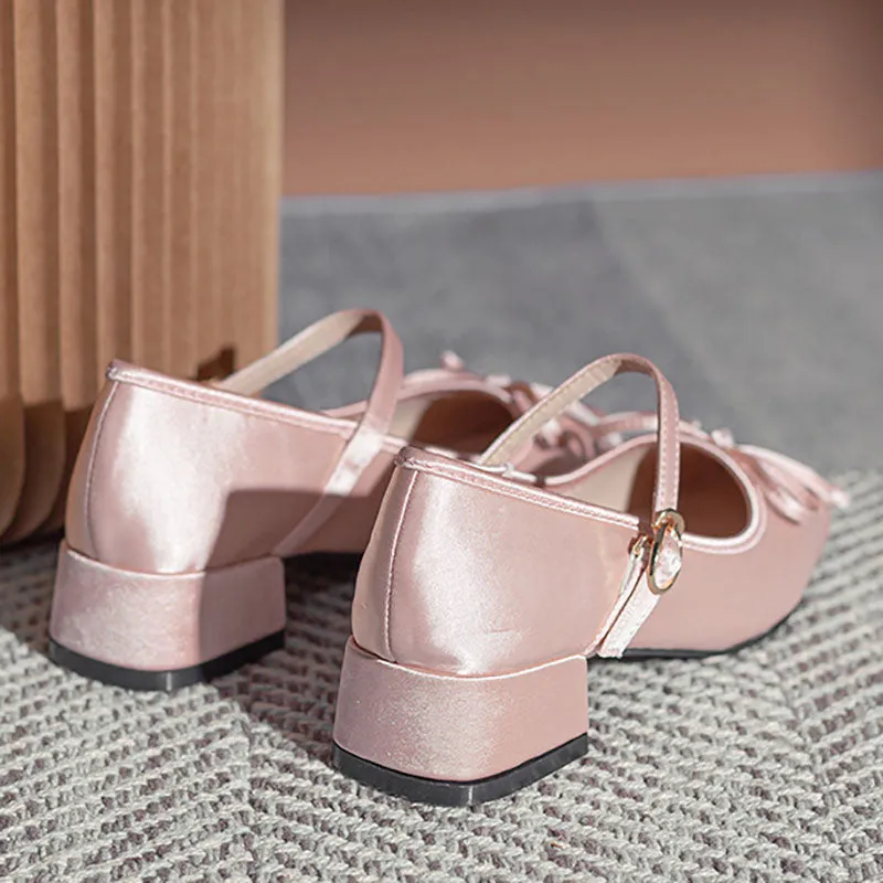Satin Ballet Pumps