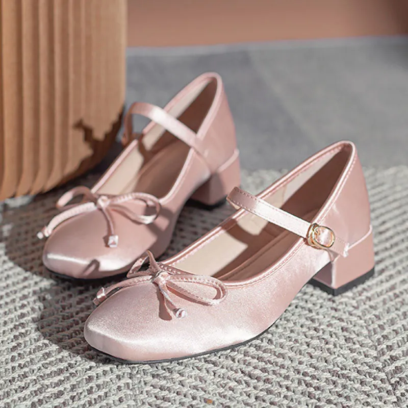 Satin Ballet Pumps