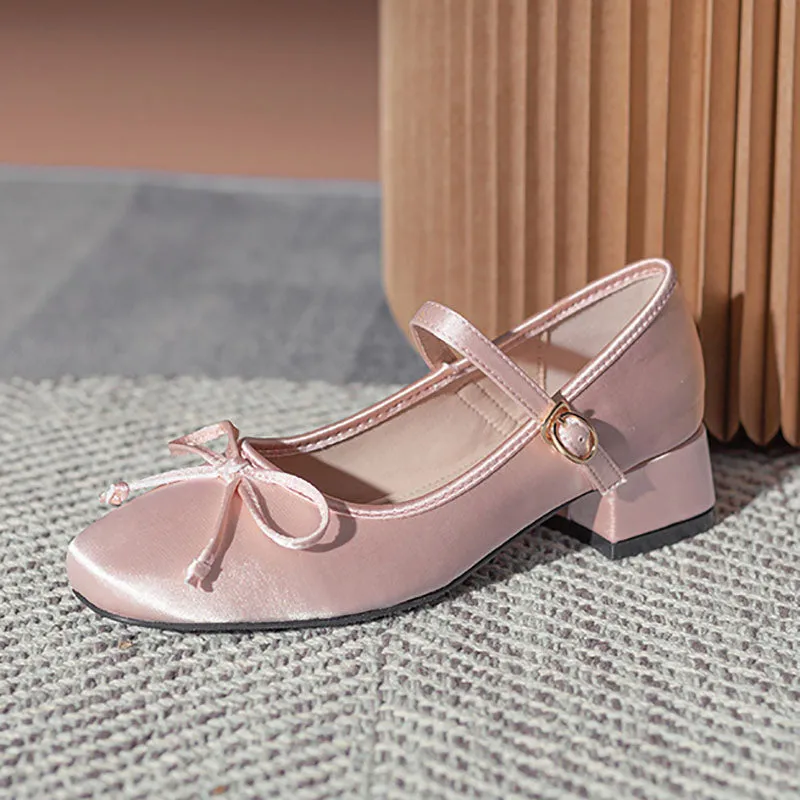 Satin Ballet Pumps