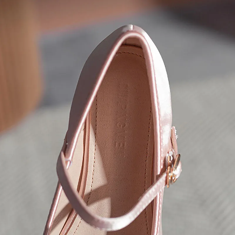 Satin Ballet Pumps