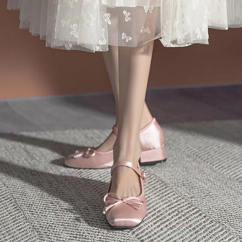 Satin Ballet Pumps