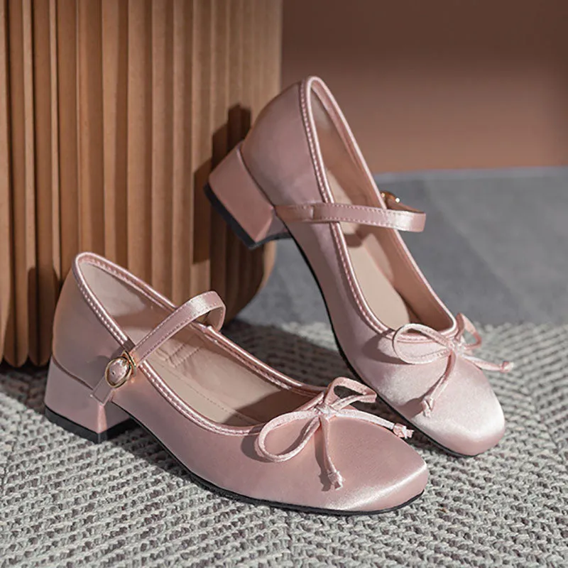 Satin Ballet Pumps