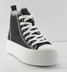 Sherry 1 Women's Platform High Top Lace Up Sneakers