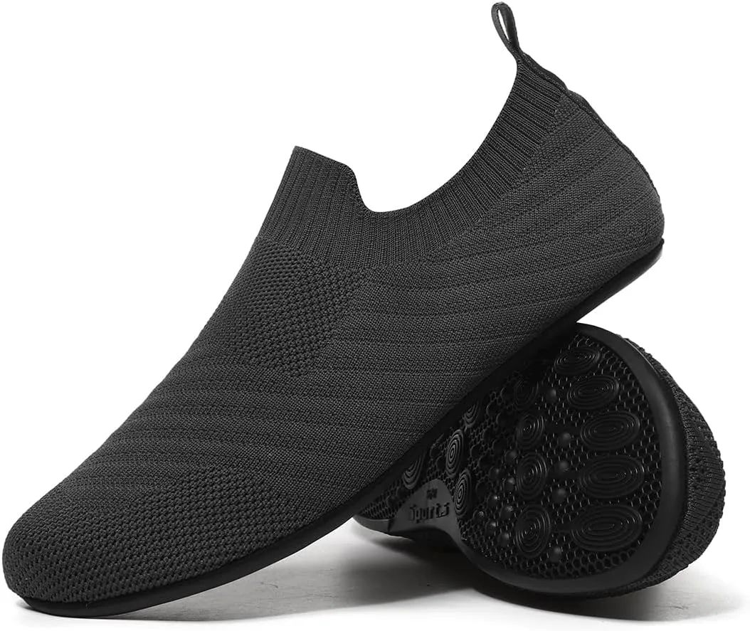 SLEVEL Lightweight Non Slip Travel Indoor Grip House Slipper Socks Unisex Adult Around The House Floor Home Shoes for Women Men