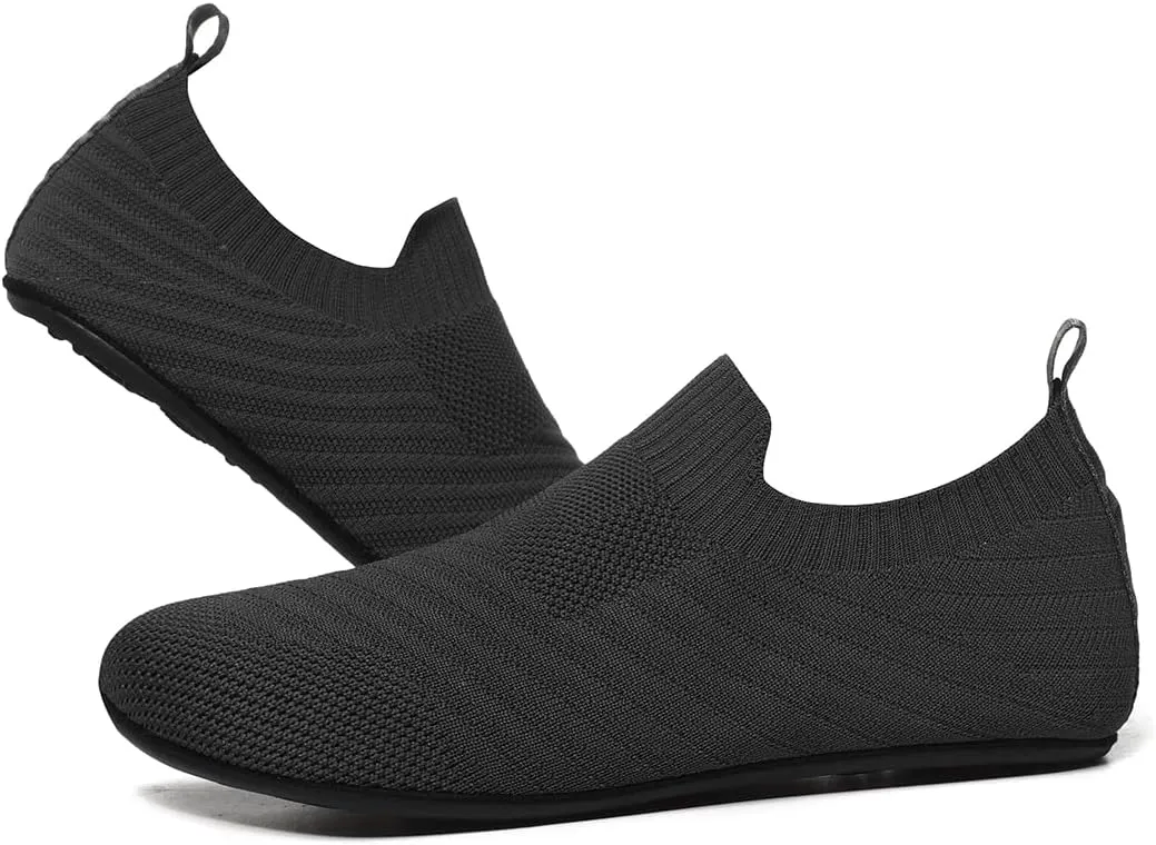 SLEVEL Lightweight Non Slip Travel Indoor Grip House Slipper Socks Unisex Adult Around The House Floor Home Shoes for Women Men