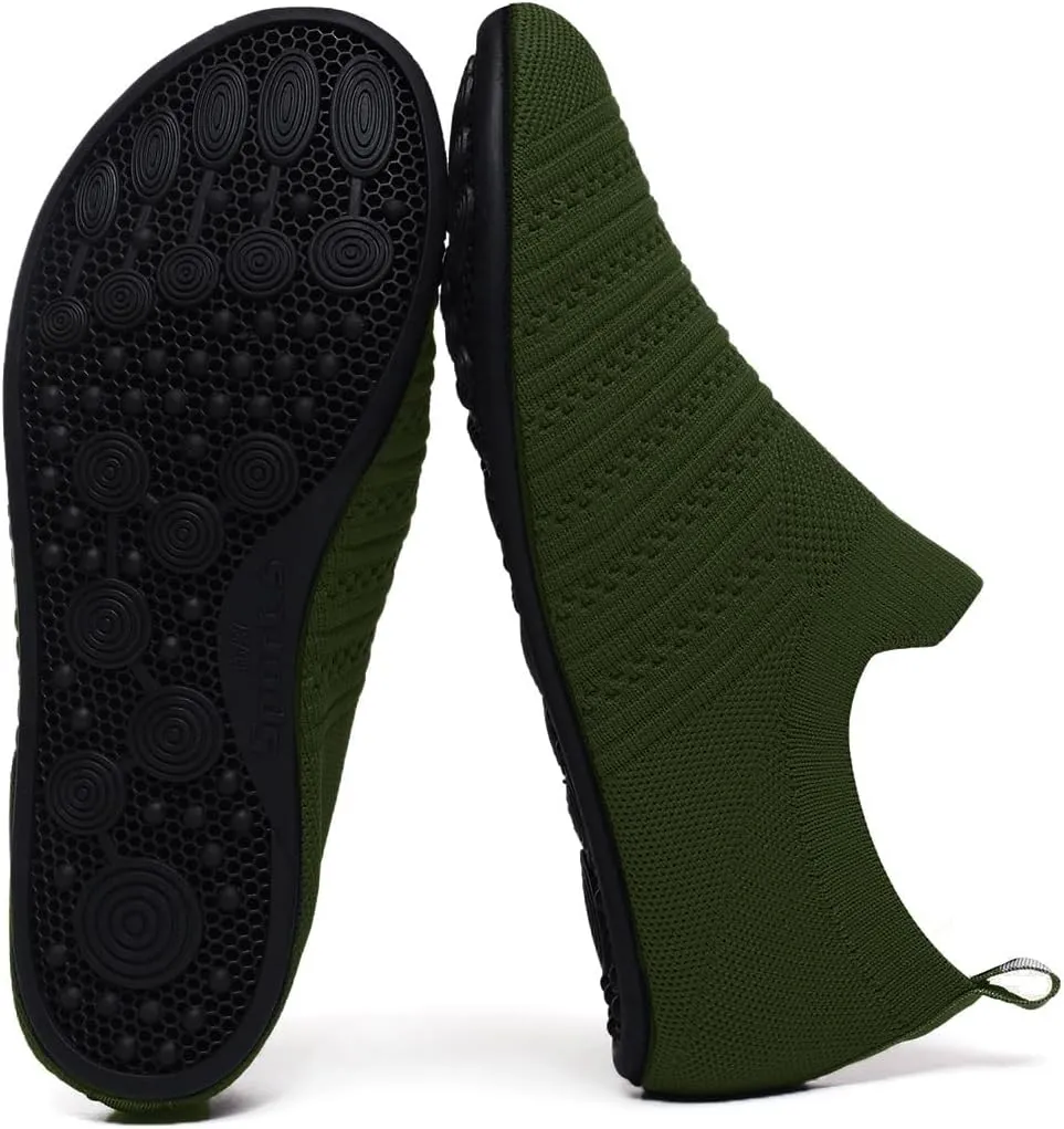 SLEVEL Lightweight Non Slip Travel Indoor Grip House Slipper Socks Unisex Adult Around The House Floor Home Shoes for Women Men
