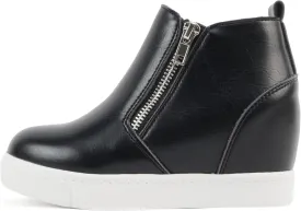 Soda Kids/Children/Girls Taylor-2 Hidden Wedge Booties Fashion Sneaker Shoes Side Zipper