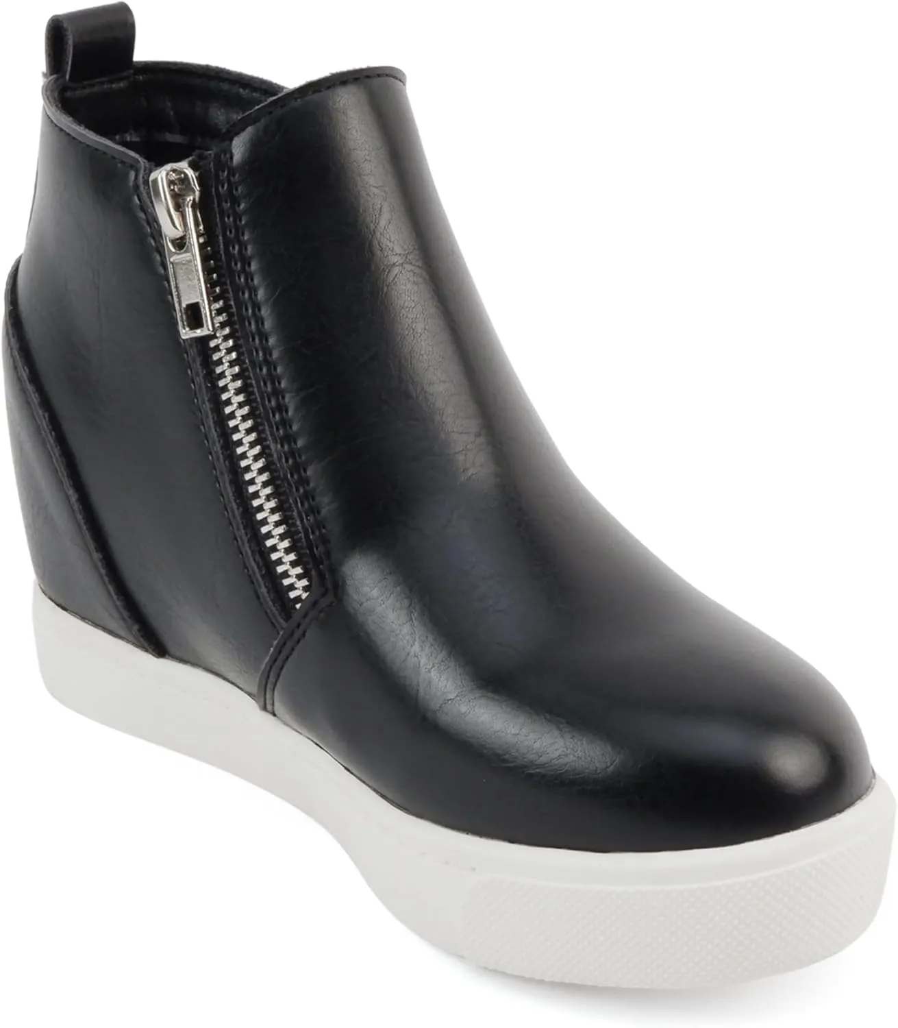Soda Kids/Children/Girls Taylor-2 Hidden Wedge Booties Fashion Sneaker Shoes Side Zipper