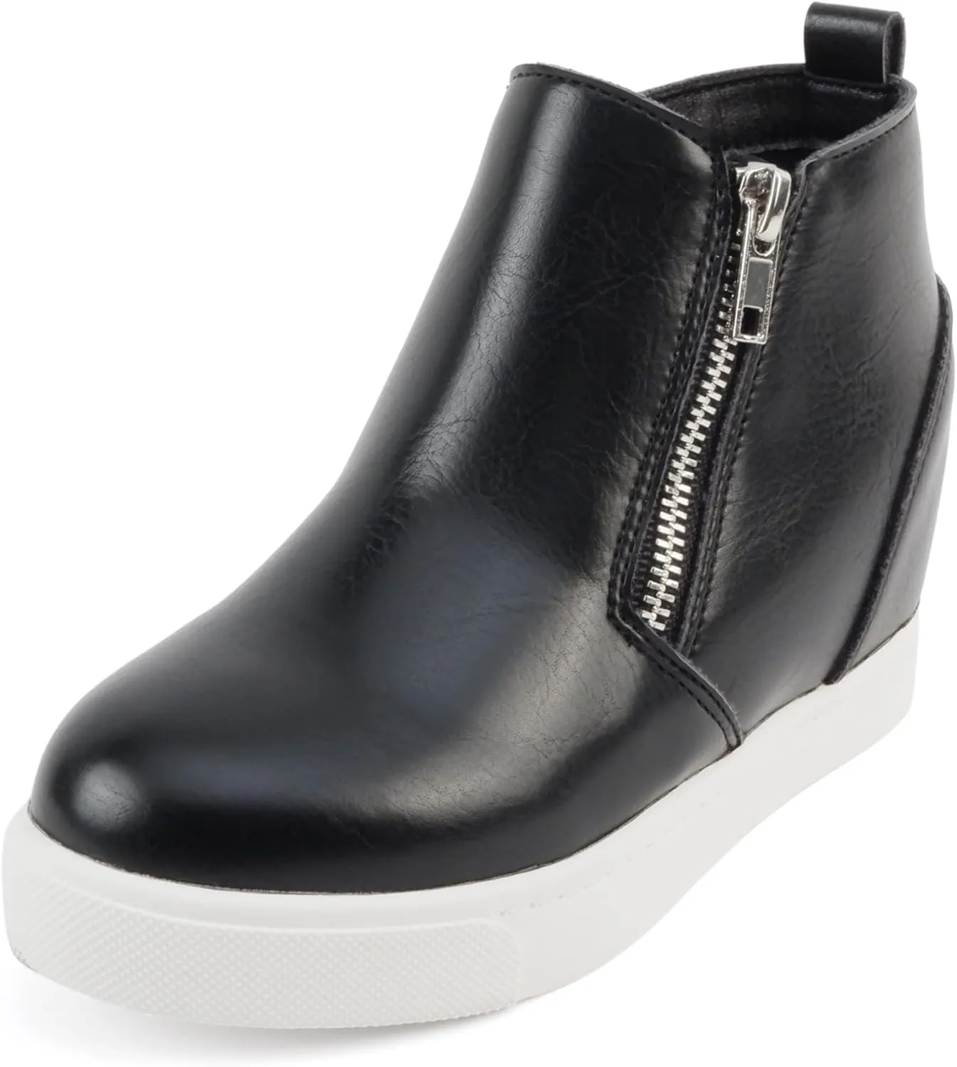 Soda Kids/Children/Girls Taylor-2 Hidden Wedge Booties Fashion Sneaker Shoes Side Zipper