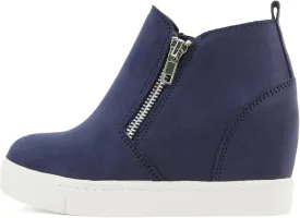Soda Kids/Children/Girls Taylor-2 Hidden Wedge Booties Fashion Sneaker Shoes Side Zipper