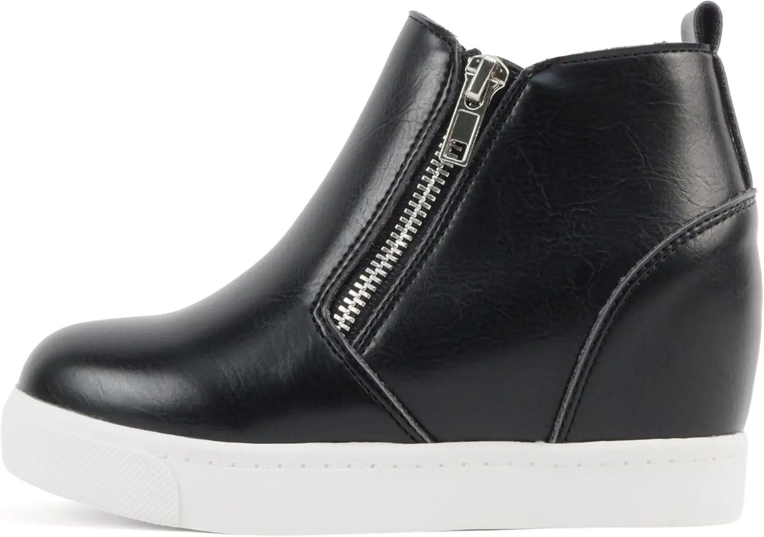 Soda Kids/Children/Girls Taylor-2 Hidden Wedge Booties Fashion Sneaker Shoes Side Zipper