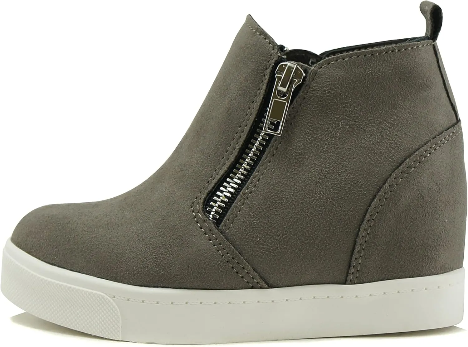 Soda Kids/Children/Girls Taylor-2 Hidden Wedge Booties Fashion Sneaker Shoes Side Zipper