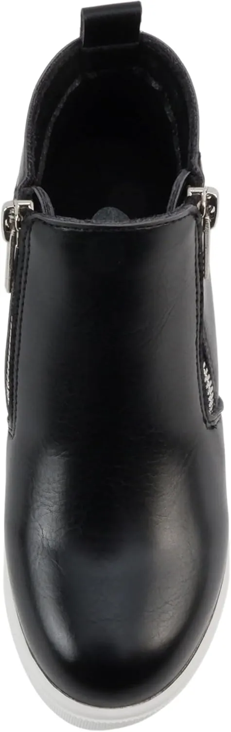 Soda Kids/Children/Girls Taylor-2 Hidden Wedge Booties Fashion Sneaker Shoes Side Zipper