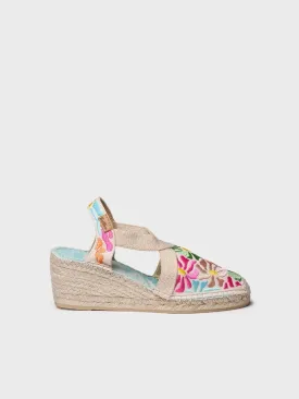 Toni Pons Women's Montjoi Espadrille Wedges- Mosaic