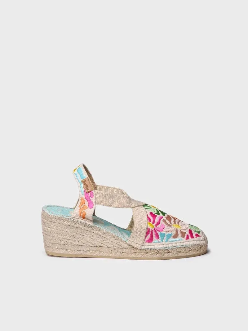 Toni Pons Women's Montjoi Espadrille Wedges- Mosaic