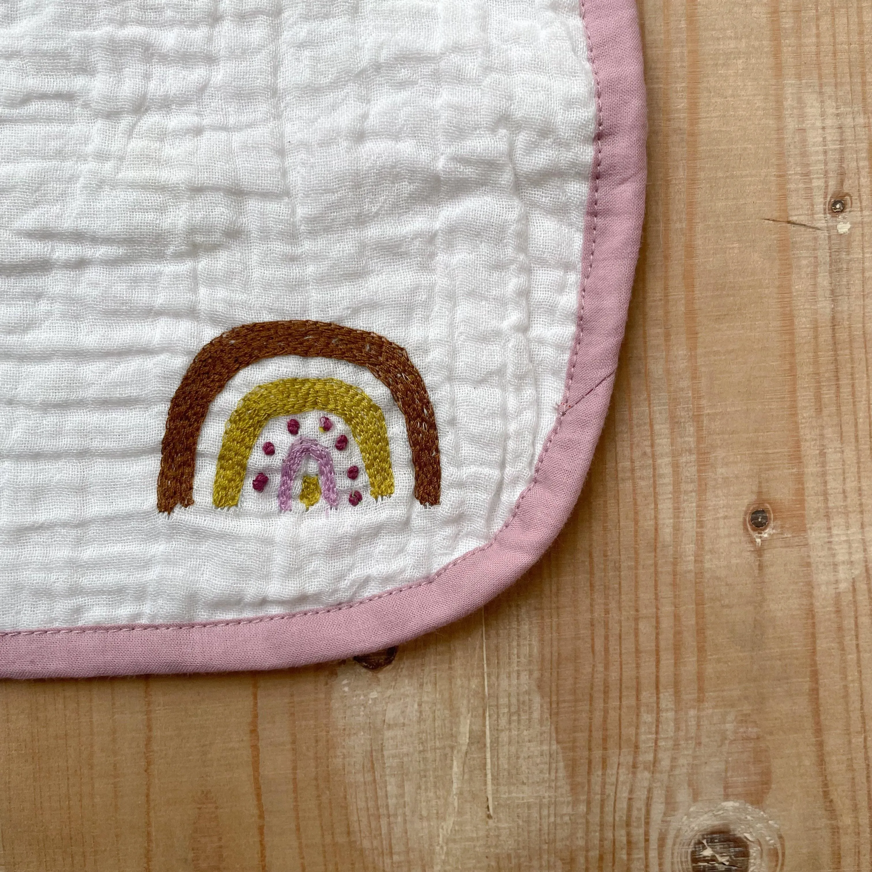 Wrinkled Muslin Bibs